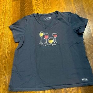 Life is good women’s XL short sleeve shirt